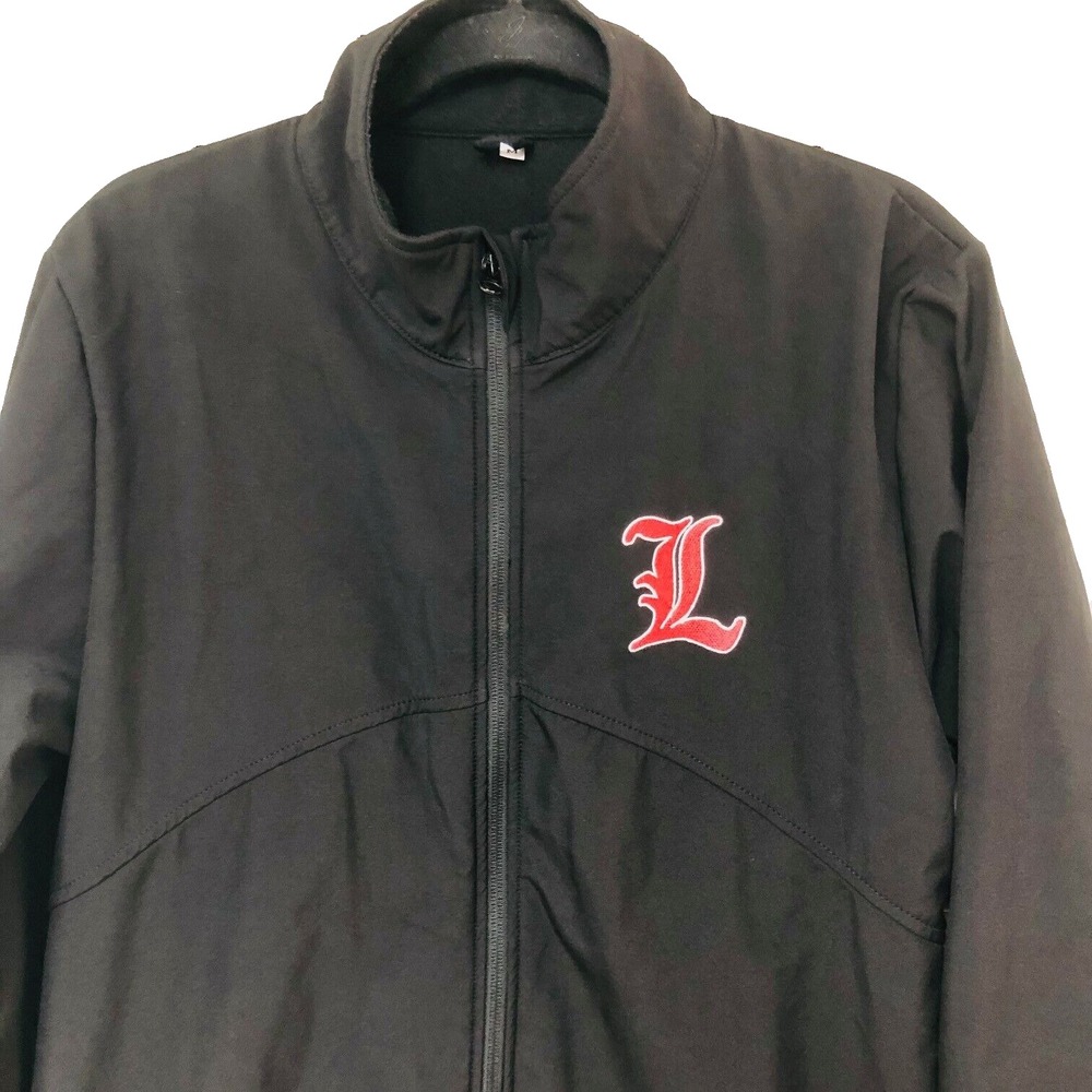 Boathouse Unisex M Black Performance Jacket Louisville‎ Cardinals Lined USA